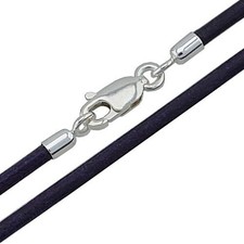 Lederband Halskette Lederkette 925 Silber