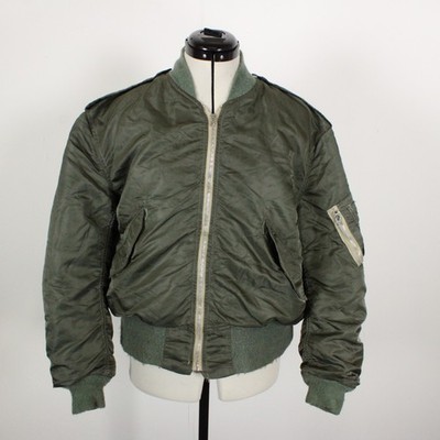 Vintage 1965 Concord Industries L-2B Flyers Jacket Mens M Green USA 60s Military
