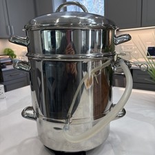 Unbranded Stainless Steel Steamer/Juicer, 11q...