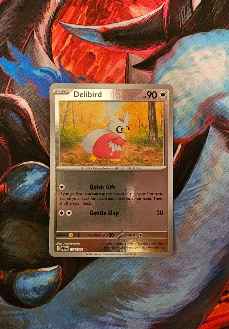 Delibird 105/132 Me01: Mega Evolution Reverse Holo-MINT