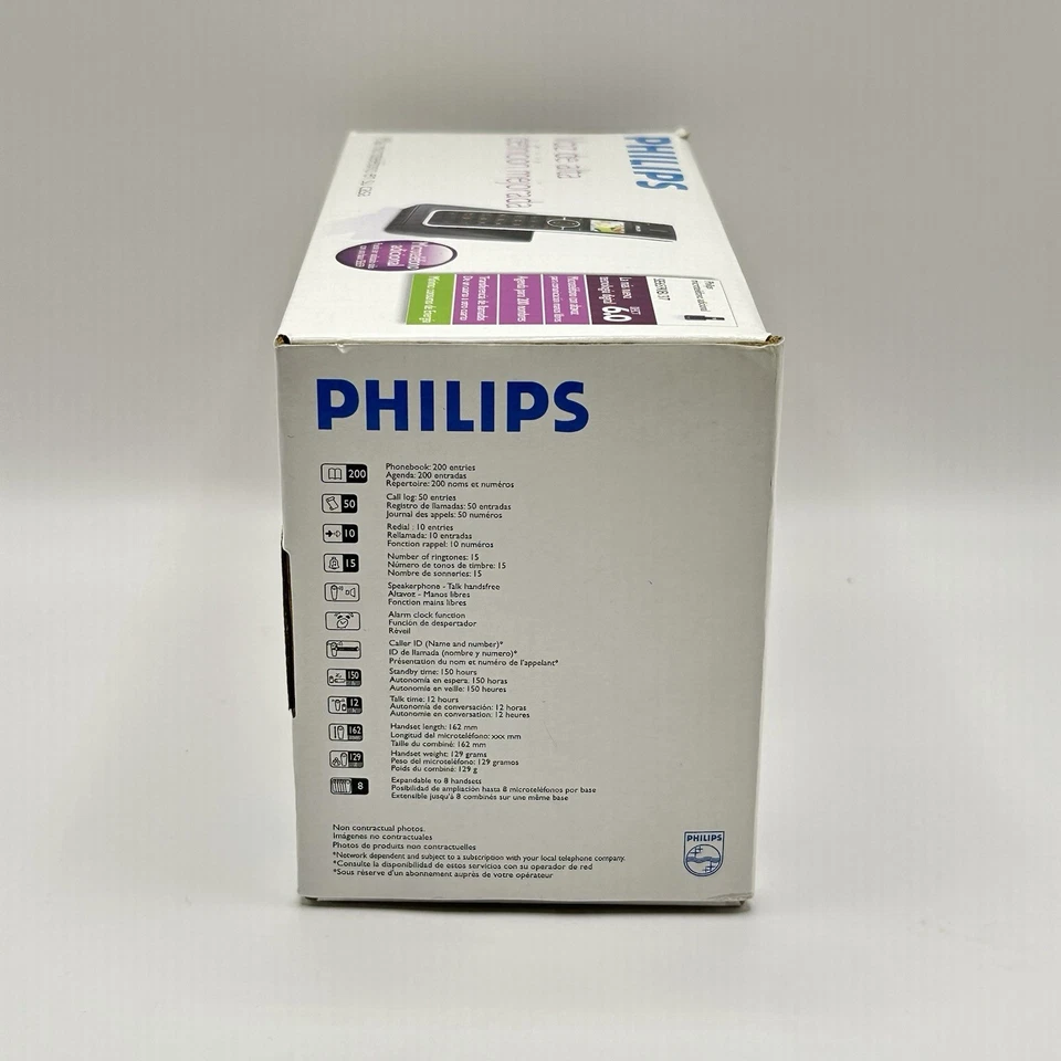 Philips телефон DECT 6.0 SE6590B/37 2 линии аксессуар для SE6581B SE6591B - Изображение 2 из 4