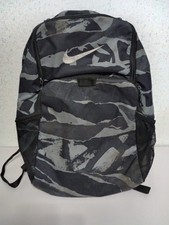 Nike School Backpack In CAMO Black Grey Laptop Bag College