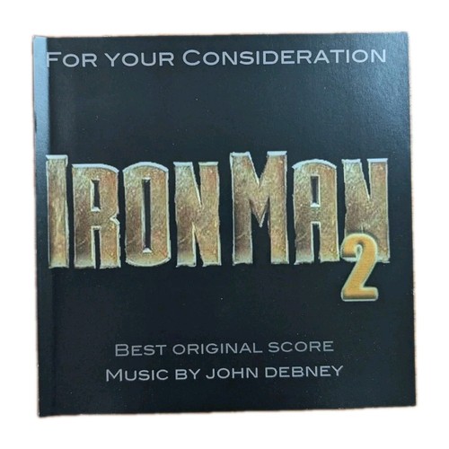 Iron Man 2 FYC Original Film Score By John Debney Audio CD Awards 2010 Promo HTF - Picture 5 of 11