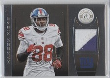 2013 Panini Totally Certified Materials Gold Prime 21/25 Hakeem Nicks #38 1b8