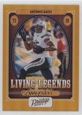 2024 Panini Prestige Living Legends Xtra Points Gold 72/75 Antonio Gates HOF 1l2