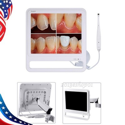 17 Inch Monitor Dental Camera Intraoral Digital Imaging Intra Oral 8 LED+Holder
