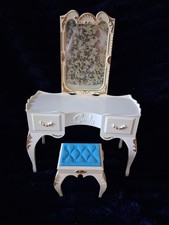 Vintage Sindy Dressing Table Stool And Mirror Very Good Condition