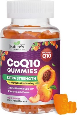 CoQ10 100mg Gummies - 3X Better Absorption, Antioxidant for Heart Health Support