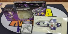 Astrotrain W Box & cardboard Insert Complete 1985 Hasbro G1 Transformers