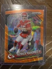 2025 Prizm Orange Wave /65 Patrick Mahomes ll POP 4 PSA 10