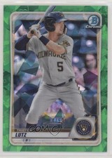 2020 Bowman Chrome Draft Sapphire Edition Green 14/50 Tristen Lutz #BD-68 7m3