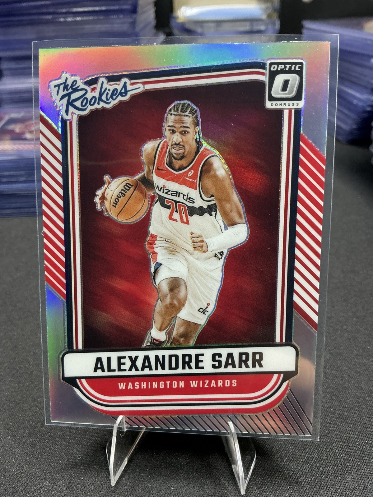2024-25 Donruss Optic Basketball Alexandre Sarr The Rookies Holo #2 (RC)
