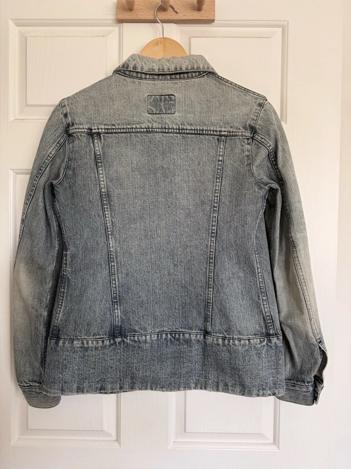 Jaqueta jeans Helmut Lang 1998 vintage azul tamanho 40 feita na Itália - Imagem 2 de 4