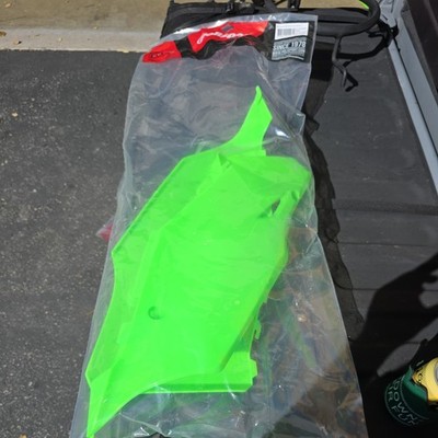 POLISPORT 8425900004 Side Panels - '20 KX 450 Restyle - Lime Green - KX125/250/4