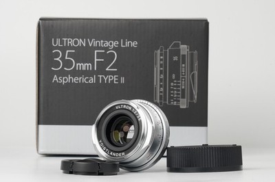 [Brand New] Voigtlander ULTRON Vintage Line 35mm F2 Type II VM Silver #4568