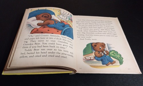 1958 Teddy Bear Of Bumpkin Hollow Rand McNally Tip Top Elf Book Boucher Bryant - Picture 6 of 7