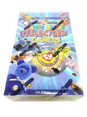 Ty Beanie Babies Collectors Cards Series 1st Edition Sealed Box 24 Packs  BBOC