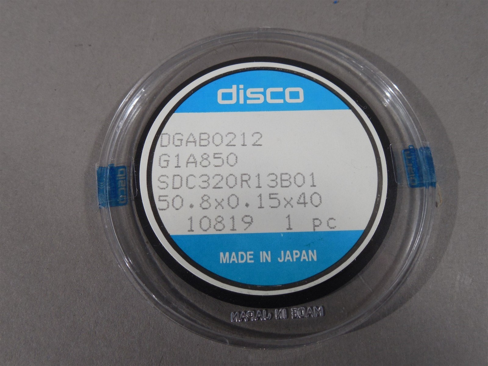 NOS - Disco Diamond Cut-Off Blade G1A850 SDC320R13B01 50.8 x 0.15 x 40