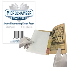 MicroChamber Paper 100 Silver Comic Book Archival Sheets Acid-Free Preservation