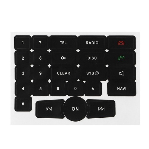 Button Stickers Stickers Radio Repair Button Teering Wheel Car Car Stickers - Picture 8 of 12