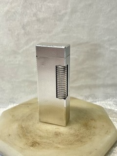 Dunhill Lighter Rollagas Vintage Silver Very Good Condition Read Details