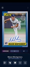 Topps Bunt 1990 Baseball '25 S2 Mason Montgomery Signature Super Rare DIGITAL