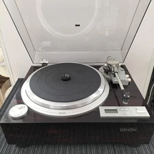 Denon DP-59L Direct Drive Turntable Quartz Servo Auto-Lift 33/45 RPM 15kg Good!