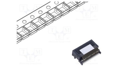 5904006777353 Złącze QSFP14 PIN 38 iPass pozioma SMT Pokrycie złocony 75586-0010