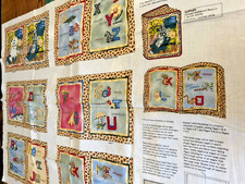 DK "Jungle Jamboree" Alphabet Book Panel OOP