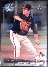 2017 Bowman Draft #BDC-79 Seth Corry Chrome