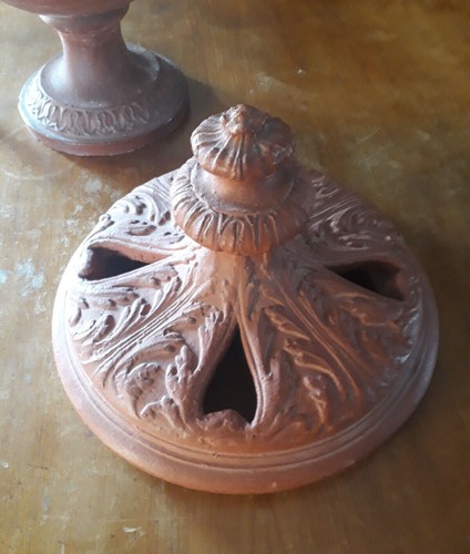 Braciere in Terracotta Refrattaria primi anni del 900 " Refrattari Felici Prato" - Foto 7 di 7