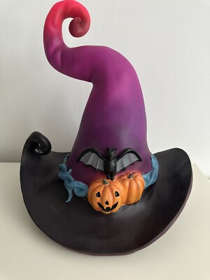 Tk maxx Halloween Hexen Hut mit Fledermaus & Kürbisse