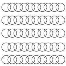 Cassette Tape Machine Belt Wide Rubber Belts 25mm for Tape Recorder 50PCS