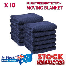 Heavy Duty 10X Moving Blanket Furniture Protection Quilted Removalist 1.8Mx2M