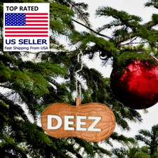 3D Deez Nuts Ornaments Party Christmas Tree Peanuts Hanging Decoration Xmas