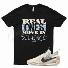 Black REAL ONES T Shirt for N Cosmic Unity NATURAL Sail Orange Green Glow