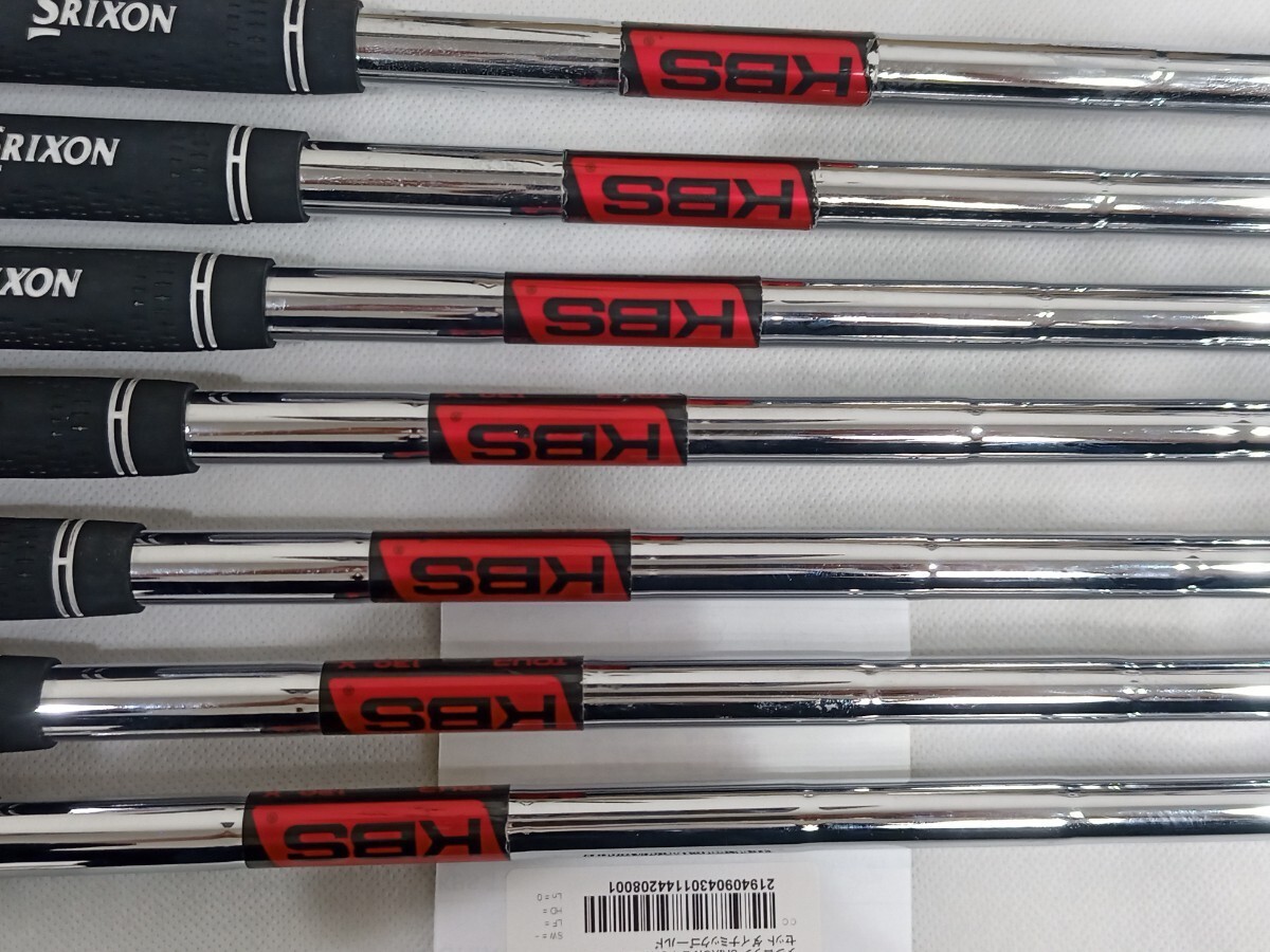 GOlf Iron Set Dunlop SRIXON Z-FORGED KBS TOUR130 (X) 7pcs 4-P