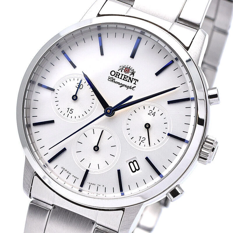ORIENT Contemporary RN KV0302S Chronograph Watch White Dial 40.4mm