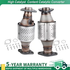 2pcs Front Catalytic Converter For 05-12 Nissan Frontier /Xterra/Pathfinder 4.0L