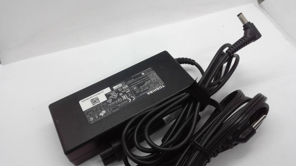 Adaptador de CA genuino Toshiba 120W 19V 6.32A PA5181U-1ACA ~ ENVÍO Y DEVOLUCIÓN GRATUITOS Foto 3 de 4