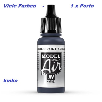 Vallejo Model Air MA 071 71.071 Artic Blue 17ml 