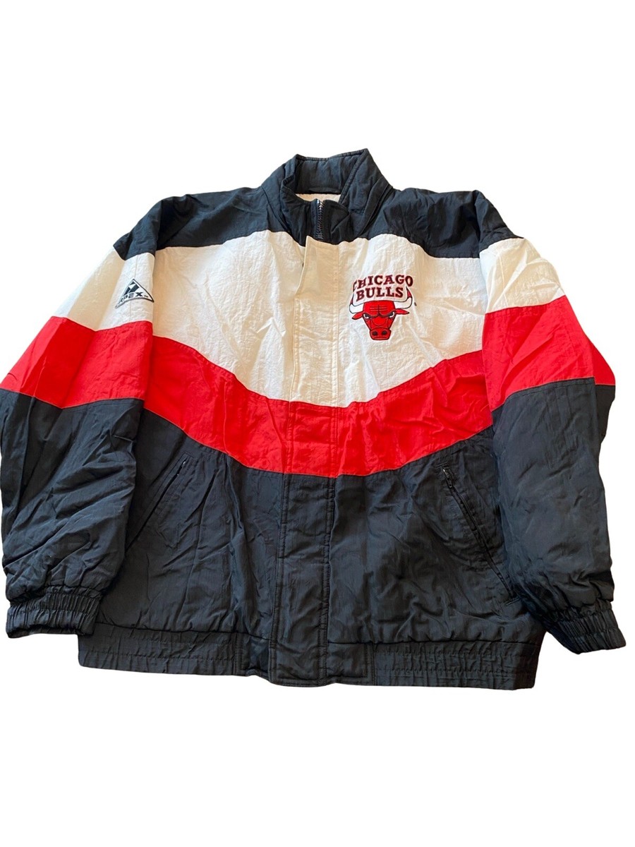 VINTAGE 90's Chicago Bulls Jacket Mens Med Apex One Puffer VINTAGE 90's Chicago Bulls Jacket Mens Med Apex One Puffer