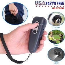 Handheld Ultrasonic Anti Barking Device Dog Repeller Barking Deterrent Portable
