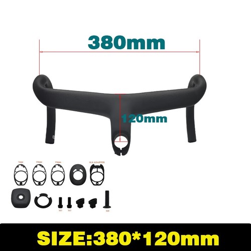 Carbon Road Bicycle Handlebar Full Internal Cable Routing Integrated Handlebar - Picture 29 of 48