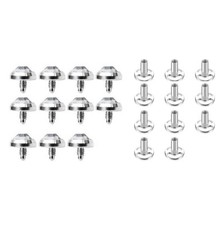 Dermal Piercing Professional Kit Jewelry Multi Press Fit Gem 11 Tops  11 Bottom