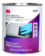 3M 31131 Platinum Select Lightweight Premium Auto Body Filler Repair (Gallon)