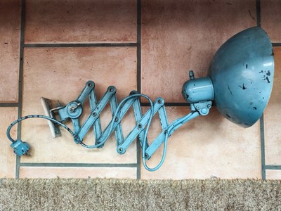Original Kaiser Idell Scherenlampe Werkstatt, Modell 6718 ?? Bauhaus Loft