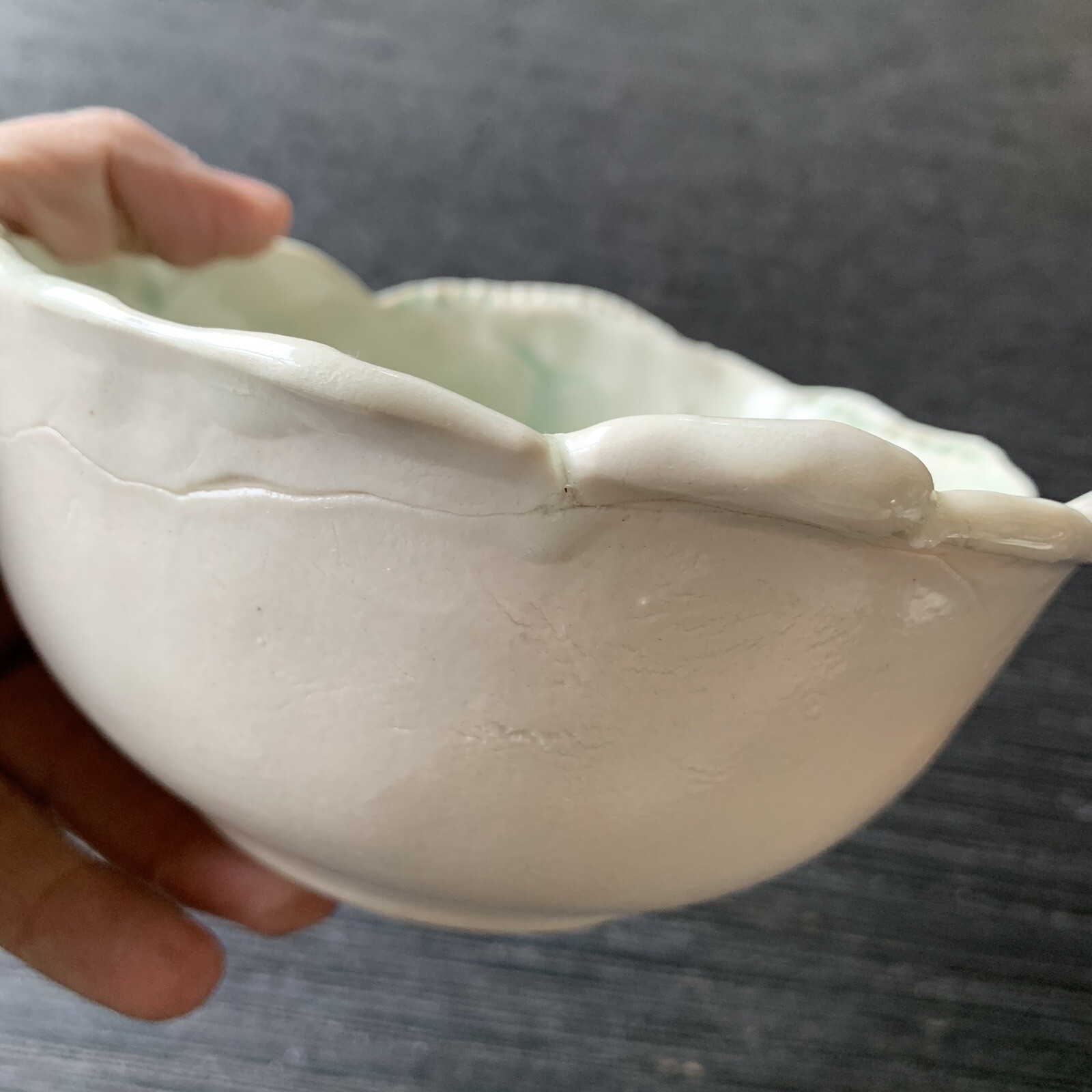 Gerald Gedekes Northwest Studio Pottery Orcas Island Bowl 1987 Greens