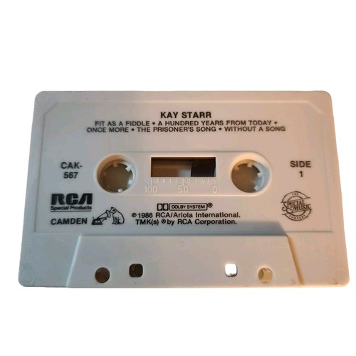 Kay Starr Cassette Tape 1986 RCA Special CAK-567 - Bild 4 von 5