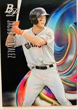2018 Bowman Platinum Jacob Gonzalez Giants Star Rookie Pack Fresh Mint+